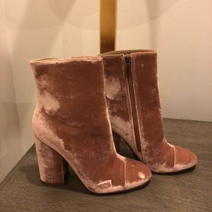 Velvet boots